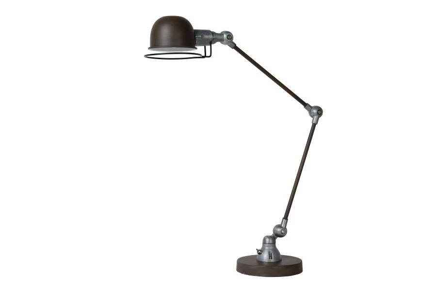 Lucide HONORE - Lampe de bureau - 1xE14 - Rouille - UIT